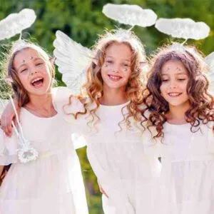 ALA ANGEL "PLUMAS" CON AUREOLA Y VARIT
