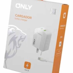 CARGADOR ONLY V8 DESMONTABLE CON 2 ENTRADAS USB - Image 1