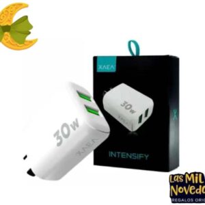 CARGADOR XAEA INTENSIFY FICHA C PREMIUM DE ONLY 3.0 CON 2 ENTRADAS USB - Image 1