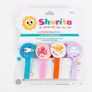 PORTACHUPETES SHURITA x 4 unidades, variedad de diseños - Image 3