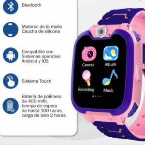 RELOJ INTELIGENTE 4G KIDS CON RASTREADOR Y LOCALIZADOR - Image 2