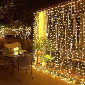 CORTINA DE LUZ 3 x 3 METROS "Calido"