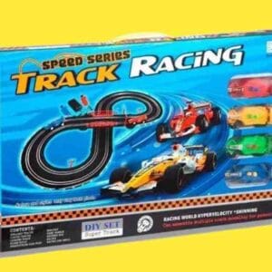 PISTA DE AUTOS TRACK RACING 4 AUTOS "CON CONTROL"
