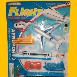 SET AEROPUERTO HELIPUERTO 9 PIEZAS EN BLISTER - Image 1