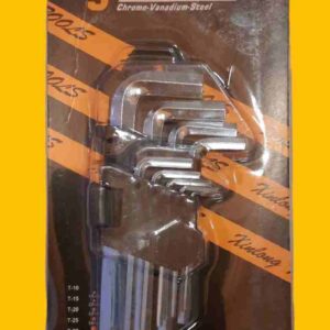 LLAVE ALLEN CHICA X 9 PIEZAS