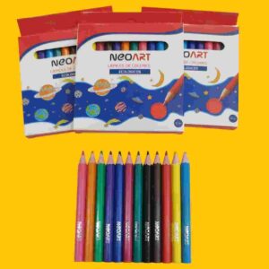 LAPIZ COLOR *CORTO* x 12 NEO ART