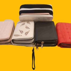 BILLETERA PORTACELULAR "DOBLE CIERRE" REFORZADO variedad de diseños y colores