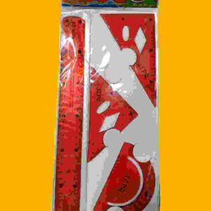SET DE GEOMETRIA "FLEXIBLE" 30 CMS, 4 PIEZAS - Image 1