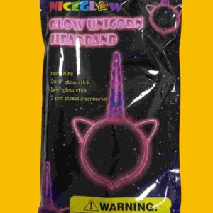 VINCHA NEON UNICORNIO LUMINOSO COTILLON - Image 1
