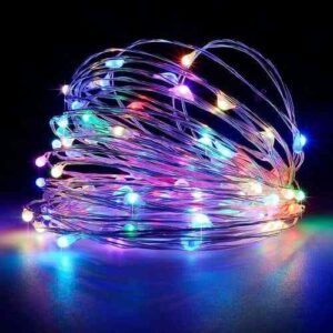 ALAMBRE LED "MULTICOLOR" 3 METRO (incluye pilas)