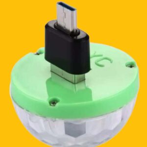 MINI LAMPARA AUDIORITMICA "FICHA C" BOLICHERA
