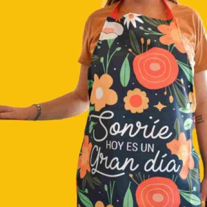 DELANTAL FRASES, SUPER DISEÑO