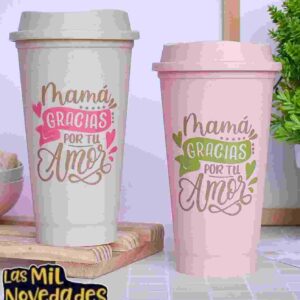 VASO KING termico tapa rosca "DIA DE LA MADRE" - Image 1