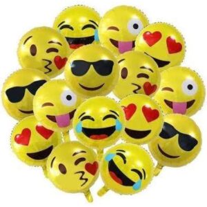 GLOBO "EMOJIS" variedad de diseños 18 pulgadas 50 cms aprox