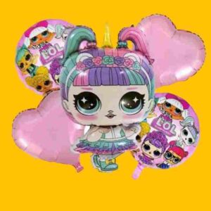 GLOBO 5 PIEZAS "CRY BABIE CRI BABY" Globo principal 70 cms aprox y 4 de 45 cms aprox - Image 1