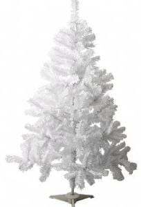 ARBOL " BLANCO" 1 metro 20 cms PINO NAVIDEÑO