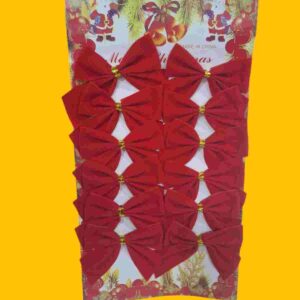 ADORNO MOÑO NAVIDEÑO x 12 unidades
