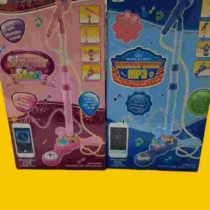 MICROFONO DE PIE SINGER STAR MP3 CONEX CELU