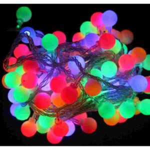 GUIRNALDA LED PELOTITA "MULTICOLOR" 4 MTS A ENCHUFE