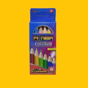LAPIZ COLOR "CORTO" x 6 - Image 1