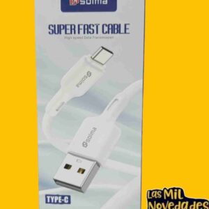 CABLE FICHA C 6A CARGA RAPIDA SOLMA SUPER FAST