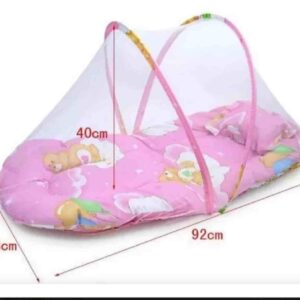 CAMA CAMITA CON MOSQUITERO BABY HAPPY variedad de colores - Image 1
