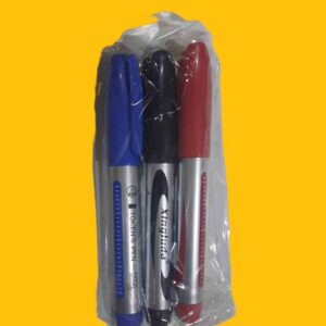 FIBRON MARCADOR X3 (ROJO, AZUL, NEGRO) - Image 1