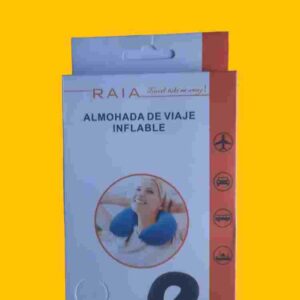 CUELLO INFLABLE ALMOHADA DE VIAJE RAIA - Imagen 1