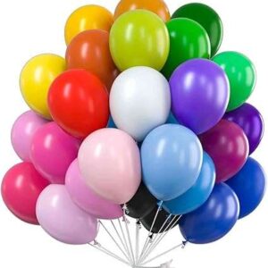 GLOBO LATEX TUKY, MULTICOLOR 9 pulg x 25 unidades - Image 1