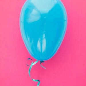 GLOBO LATEX TUKY, CELESTE 9 pulg x 25 unidades - Image 1