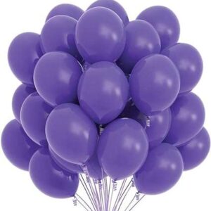 GLOBO LATEX TUKY, VIOLETA 9 pulg x 50 unidades - Image 1