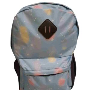 MOCHILA ESTAMPA UNIVERSO 18" BS8872 Variedad de colores, ROSA, CELESTE O NEGRO - Image 3