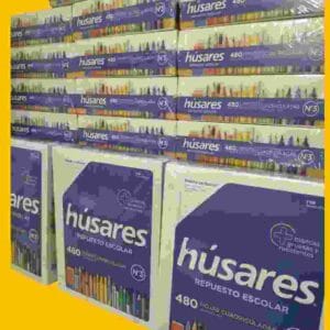REPUESTO x 480 HOJAS HUS "RAYADO" CALIDAD PREMIUN - Imagen 1