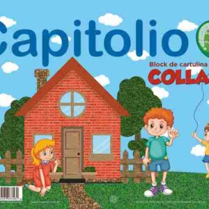 BLOCK DE DIBUJO "COLLAGE" TIPO NENE CAPITOLIO x 20 hojas - Image 1