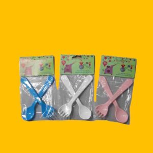 JUEGO DE TENEDOR Y CUCHARA PARA BEBE - Image 1