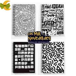 CUADERNO "A5 TAPA DURA" 80 hjs TIPO AGENDA DISEÑOS DIVERTIDOS - Image 4