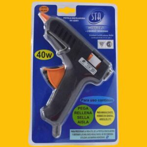 PISTOLA DE SILICONA PARA BARRA GRANDE "MARCA SEÑORITA" 40wts - Image 1