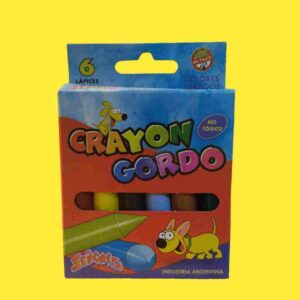 CRAYON "GORDO" x 6 MARCA SEÑORITA