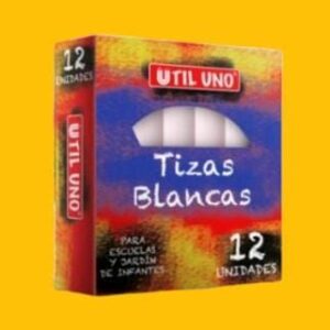 TIZA BLANCA x 12 unidades - Image 1
