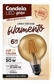 FOCO DECO FILAMENTO 6 watts