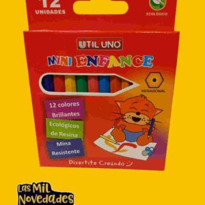 LAPIZ COLOR "CORTO" x 12 unidades UU - Image 1