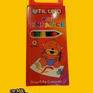 LAPIZ COLOR "CORTO" x 6 UU - Image 1