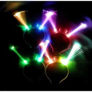 VINCHA LUMINOSA FIBRA OPTICA x 1