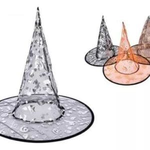 GORRO SOMBRERO DE BRUJA TUL ESTAMPA - Imagen 1
