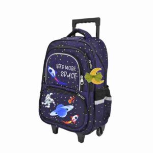 MCE-44D MOCHILA 16" MOD ASTRONAUTA CON CARRITO