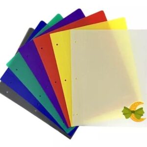 CARPETA NUM 3 "CRISTAL" DOS TAPITAS sin aros variedad de colores - Image 1