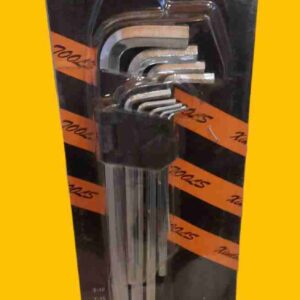 LLAVE ALLEN GRANDE X 9 PIEZAS
