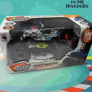 AUTO CON SUSPENSION GO SPEED A CONTROL REMOTO TURBO MONSTER - Imagen 1