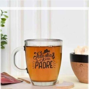 TAZA VIDRIO SUPER REFORZADO **DIA DEL PADRE** - Imagen 3