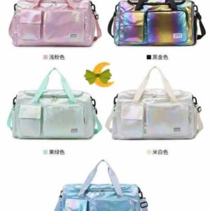 BOLSO DE VIAJE HOLOGRAMADO A1163-10 variedad de colores